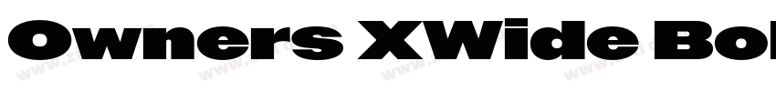 Owners XWide Bold字体转换